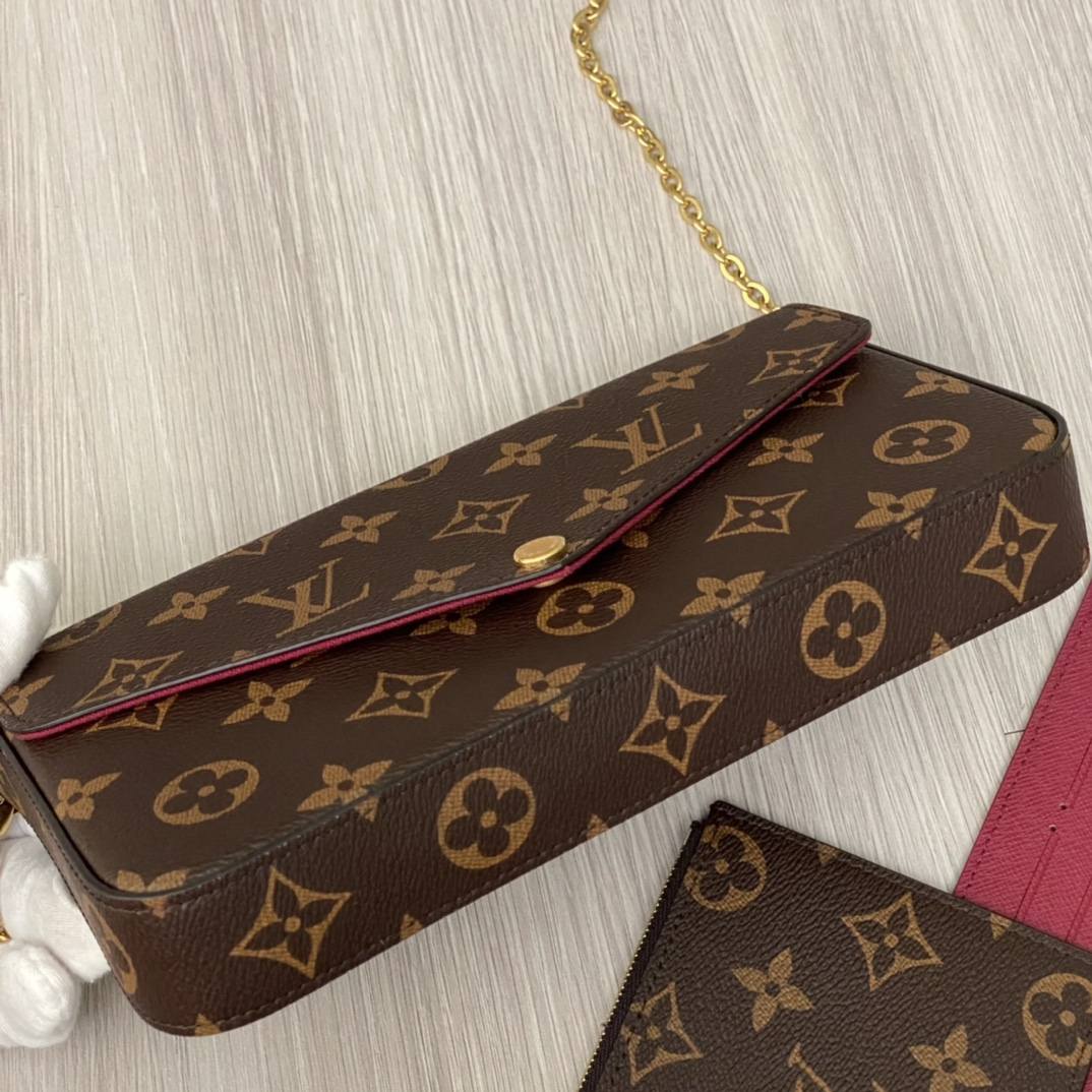 Ellebag’s 1:1 Replica of Louis Vuitton M61276 Pochette Félicie Chain Bag(2024 Dec Updated)-Best Quality Fake Louis Vuitton Bag Online Store, Replica designer bag ru