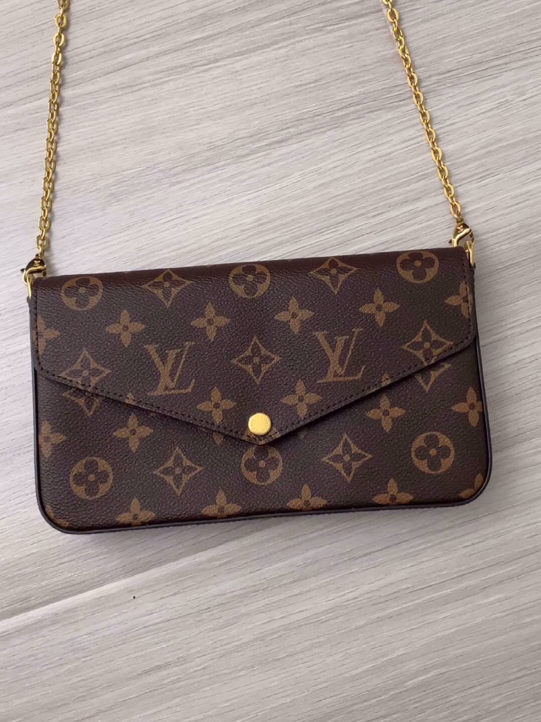 Ellebag’s 1:1 Replica of Louis Vuitton M61276 Pochette Félicie Chain Bag(2024 Dec Updated)-Best Quality Fake Louis Vuitton Bag Online Store, Replica designer bag ru