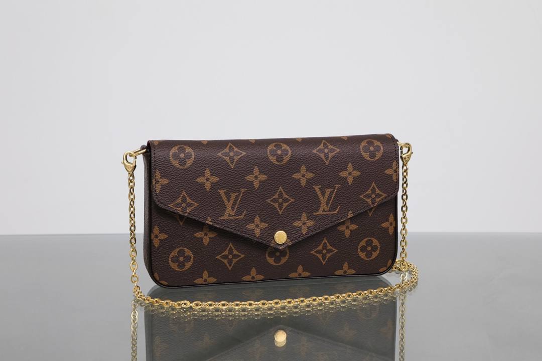 Ellebag’s 1:1 Replica of Louis Vuitton M61276 Pochette Félicie Chain Bag(2024 Dec Updated)-Best Quality Fake Louis Vuitton Bag Online Store, Replica designer bag ru