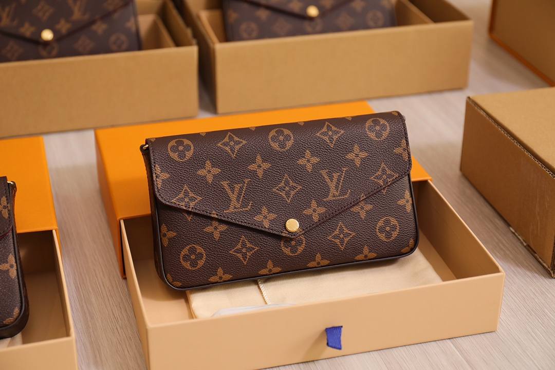 Ellebag’s 1:1 Replica of Louis Vuitton M61276 Pochette Félicie Chain Bag(2024 Dec Updated)-Best Quality Fake Louis Vuitton Bag Online Store, Replica designer bag ru