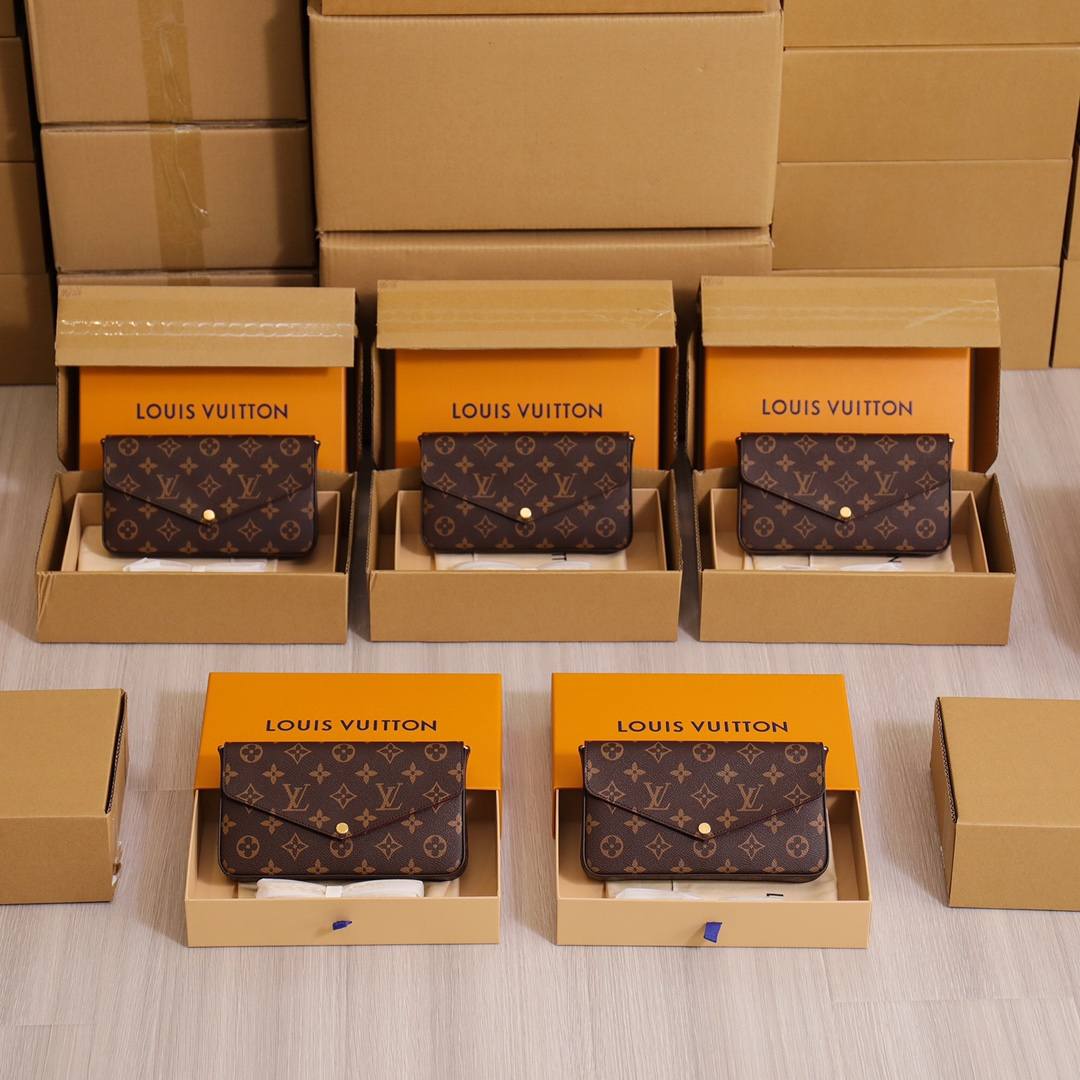 Ellebag’s 1:1 Replica of Louis Vuitton M61276 Pochette Félicie Chain Bag(2024 Dec Updated)-Best Quality Fake Louis Vuitton Bag Online Store, Replica designer bag ru