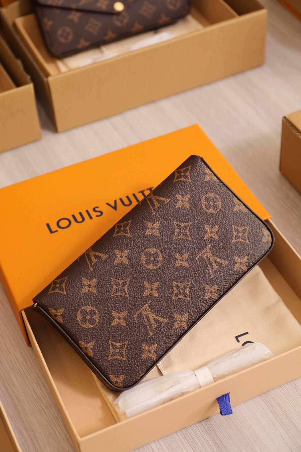 Ellebag’s 1:1 Replica of Louis Vuitton M61276 Pochette Félicie Chain Bag(2024 Dec Updated)-Best Quality Fake Louis Vuitton Bag Online Store, Replica designer bag ru