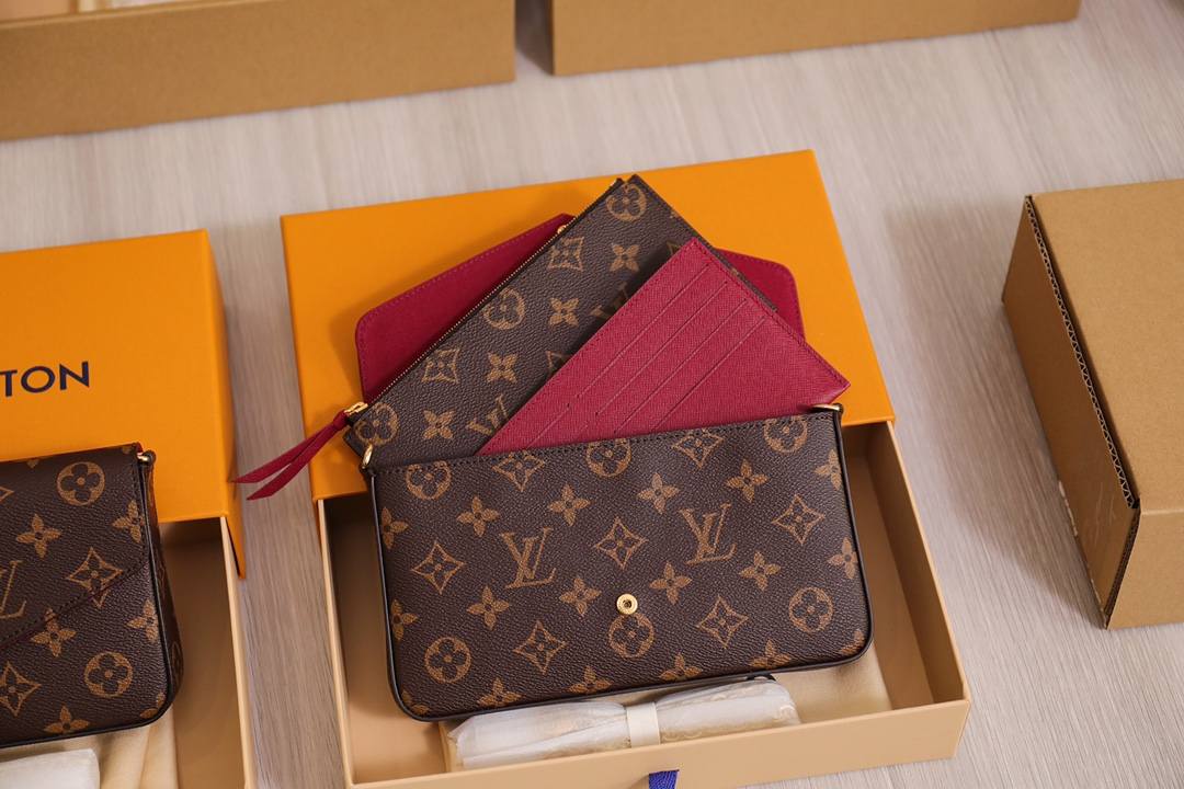 Ellebag’s 1:1 Replica of Louis Vuitton M61276 Pochette Félicie Chain Bag(2024 Dec Updated)-Best Quality Fake Louis Vuitton Bag Online Store, Replica designer bag ru