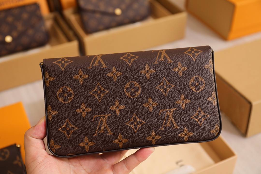 Ellebag’s 1:1 Replica of Louis Vuitton M61276 Pochette Félicie Chain Bag(2024 Dec Updated)-Best Quality Fake Louis Vuitton Bag Online Store, Replica designer bag ru