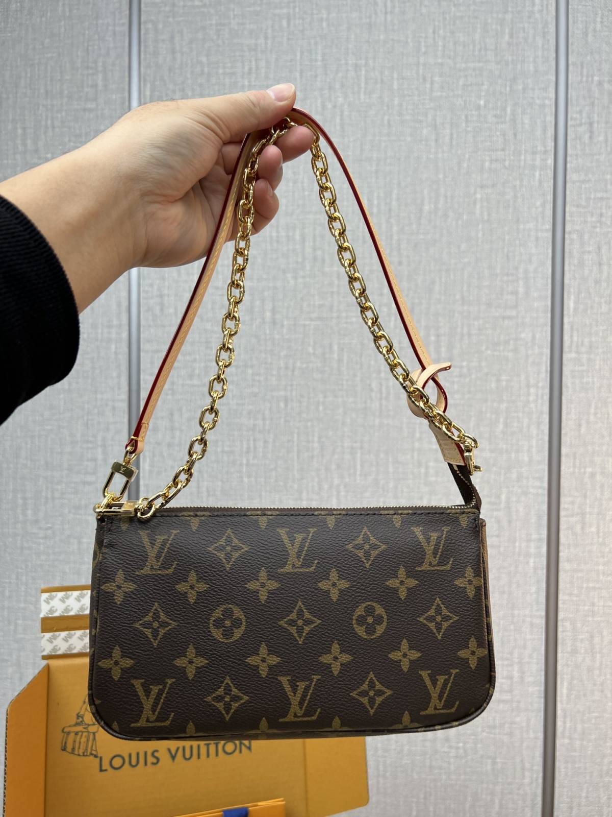 Ellebag’s 1:1 Replica of Louis Vuitton M82766 Pochette Accessoires Handbag(2024 Dec Updated)-ʻOi aku ka maikaʻi o ka ʻeke Louis Vuitton ʻeke hoʻopunipuni ma ka hale kūʻai pūnaewele, ʻeke hoʻolālā kope ru