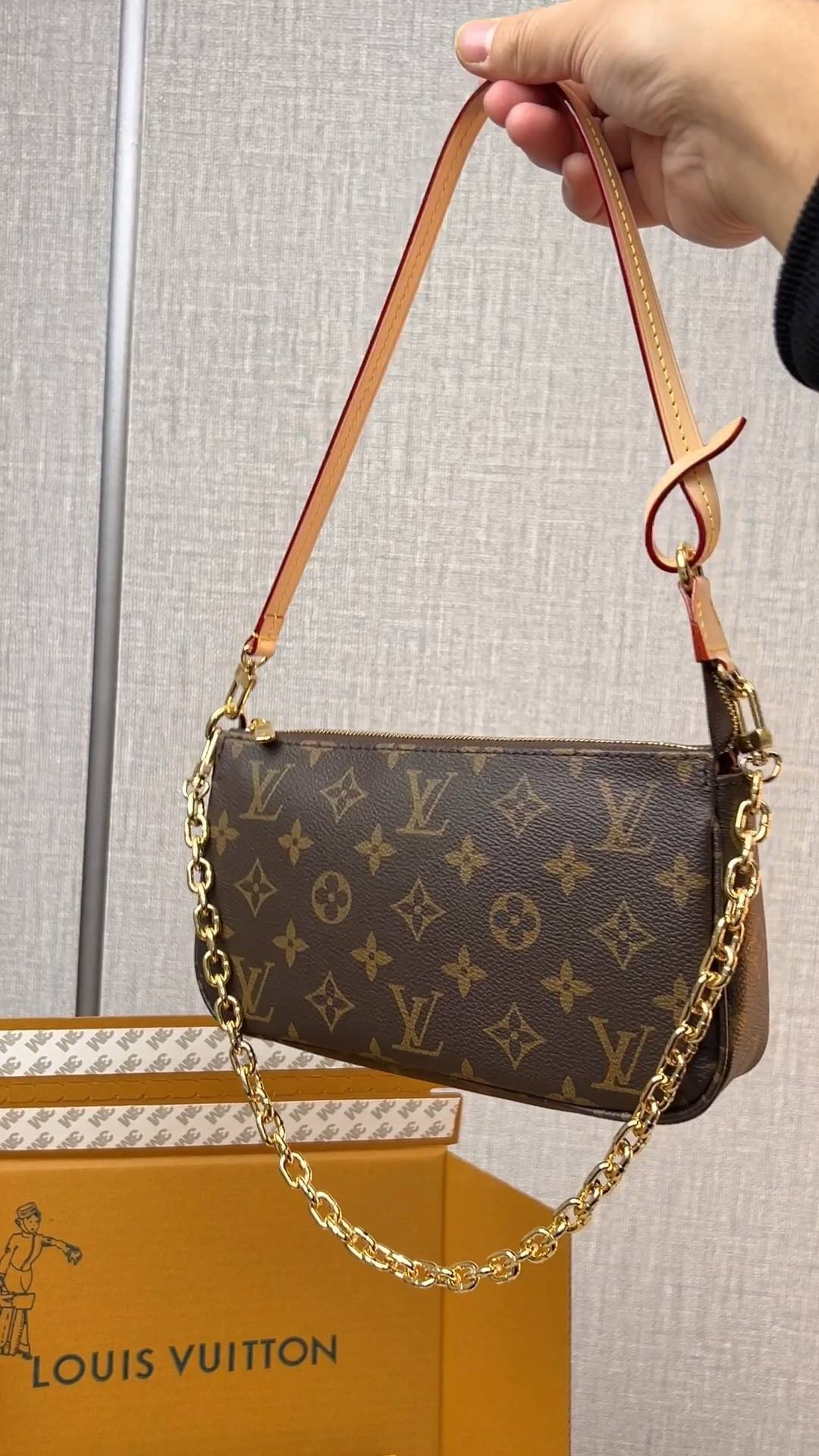 Ellebag’s 1:1 Replica of Louis Vuitton M82766 Pochette Accessoires Handbag(2024 Dec Updated)-ʻOi aku ka maikaʻi o ka ʻeke Louis Vuitton ʻeke hoʻopunipuni ma ka hale kūʻai pūnaewele, ʻeke hoʻolālā kope ru