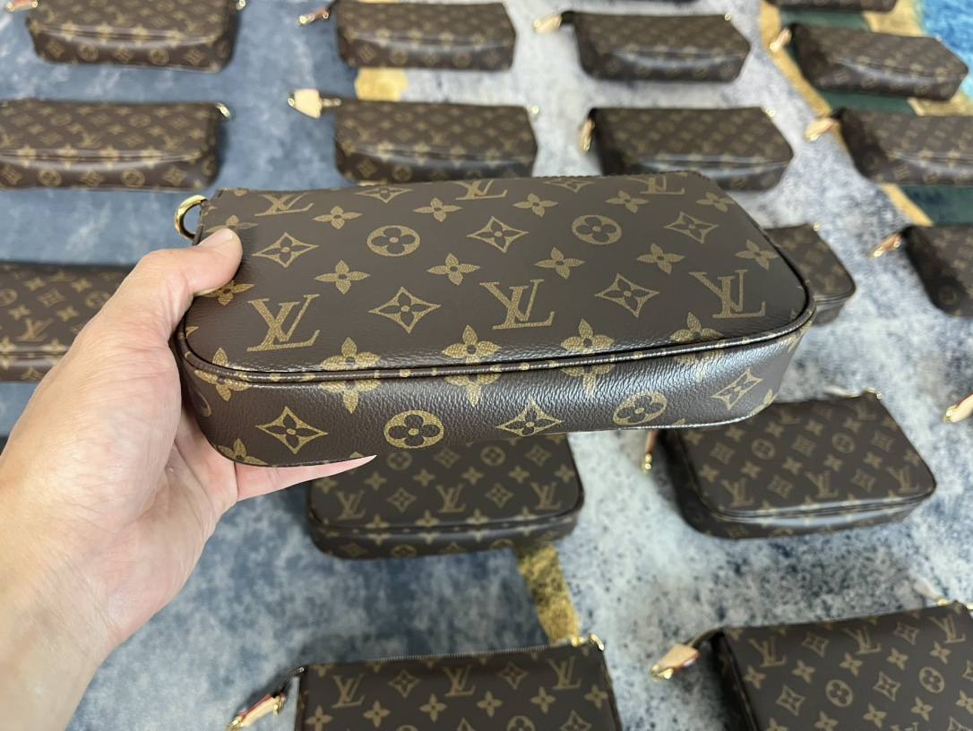 Ellebag’s 1:1 Replica of Louis Vuitton M82766 Pochette Accessoires Handbag(2024 Dec Updated)-ʻOi aku ka maikaʻi o ka ʻeke Louis Vuitton ʻeke hoʻopunipuni ma ka hale kūʻai pūnaewele, ʻeke hoʻolālā kope ru