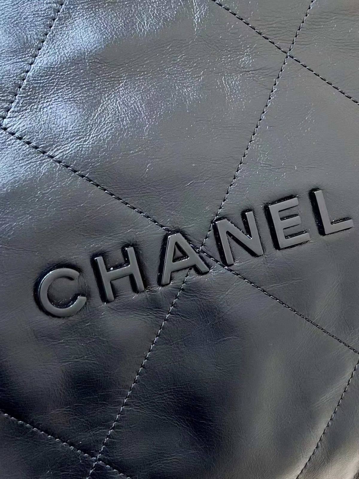 Ellebag’s Exquisite Replica: The All-Black Chanel 22 Handbag AS3260(2024 Dec Updated)-Best Quality Fake Louis Vuitton Bag Online Store, Replica designer bag ru