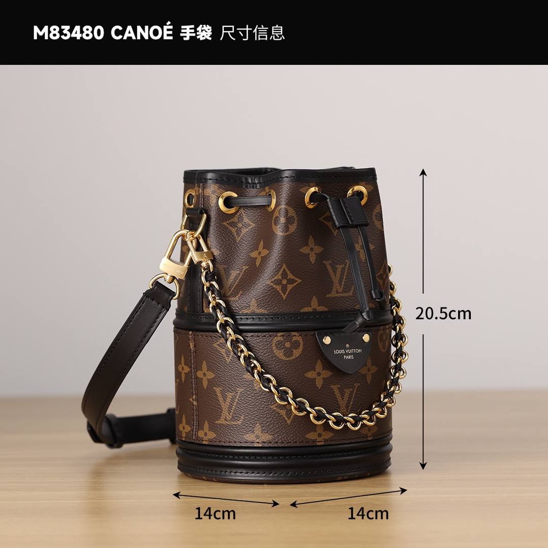 Ellebag’s 1:1 Replica of Louis Vuitton M83480 Canoé Chain Bucket Bag: A Perfect Fusion of Classic Design and Modern Craftsmanship(2024 Dec Updated)-Best Quality Fake Louis Vuitton Bag Online Store, Replica designer bag ru