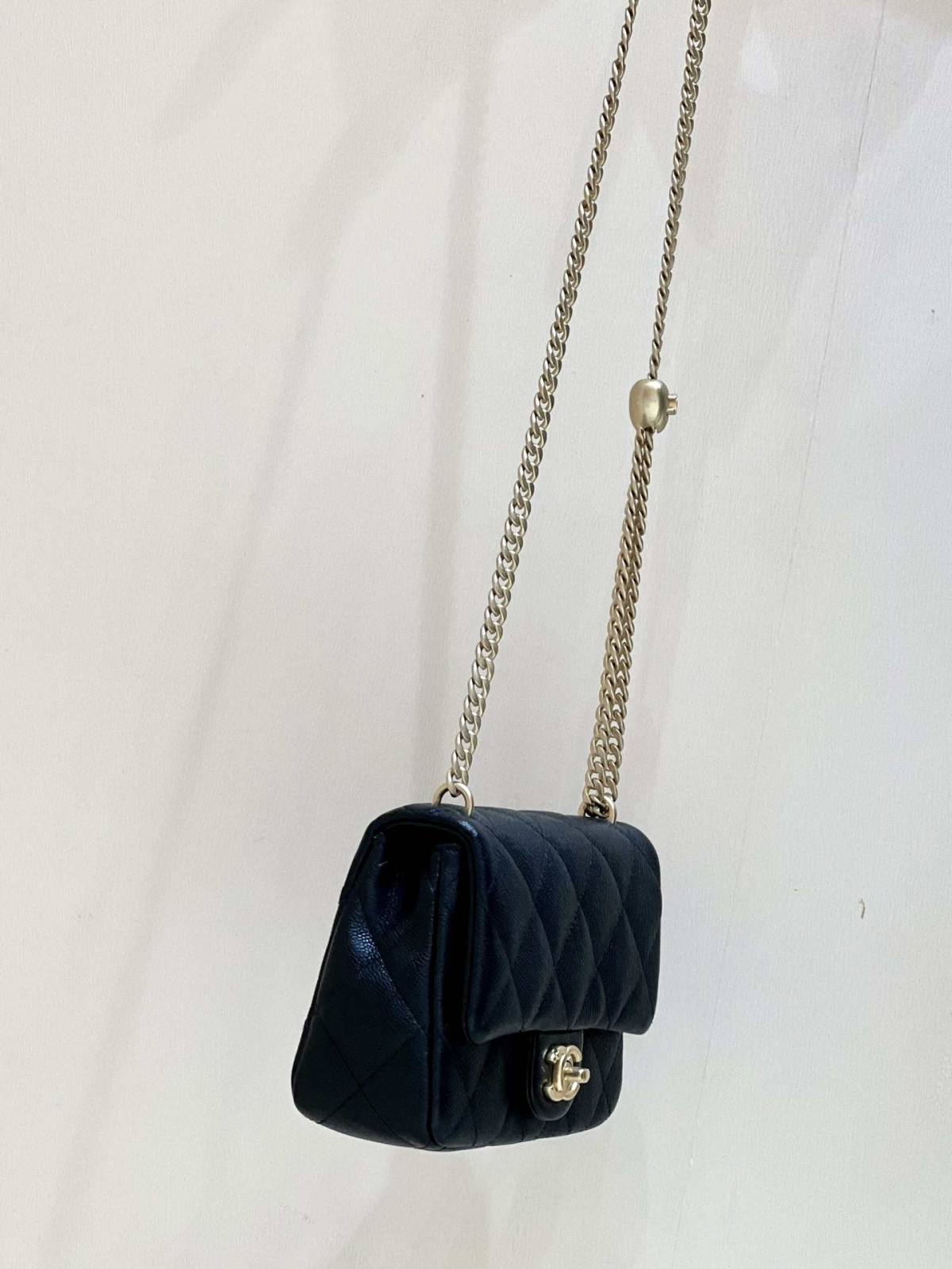 Ellebag’s Exquisite Replica: The black Caviar Leather Chanel Mini Flap Bag with Heart Clasp(2024 Dec Updated)-Labākās kvalitātes viltotās Louis Vuitton somas tiešsaistes veikals, dizaineru somas kopija ru