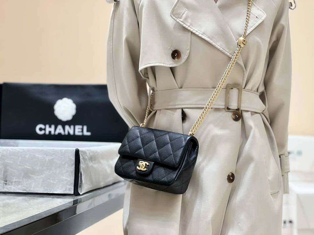 Ellebag’s Exquisite Replica: The black Caviar Leather Chanel Mini Flap Bag with Heart Clasp(2024 Dec Updated)-Labākās kvalitātes viltotās Louis Vuitton somas tiešsaistes veikals, dizaineru somas kopija ru