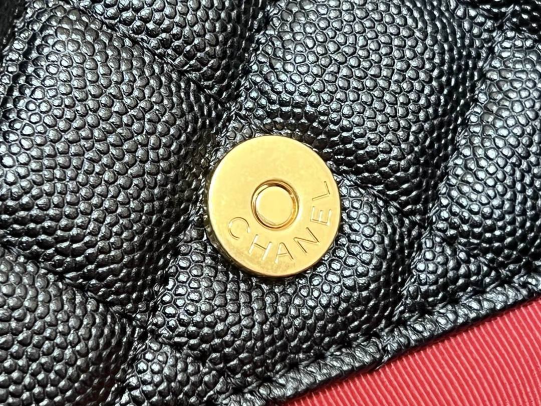 Ellebag’s Exquisite Replica: The Black Caviar Leather Chanel Small Hobo Bag with Gold Hardware(2024 Dec Updated)-Best Quality Replica designer Bag factory in China