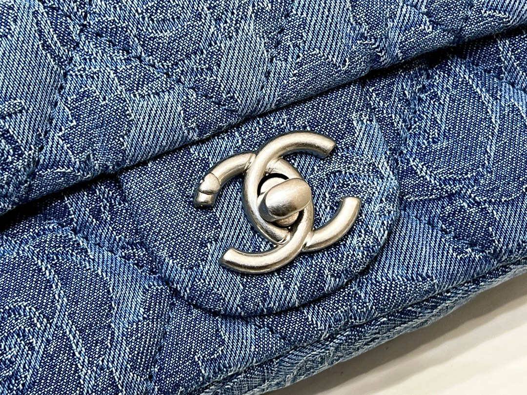 Ellebag’s Exquisite Replica: The Blue Denim Chanel Mini Flap Bag with Silver-Tone Hardware(2024 Dec Updated)-Best Quality Fake Louis Vuitton Bag Online Store, Replica designer bag ru