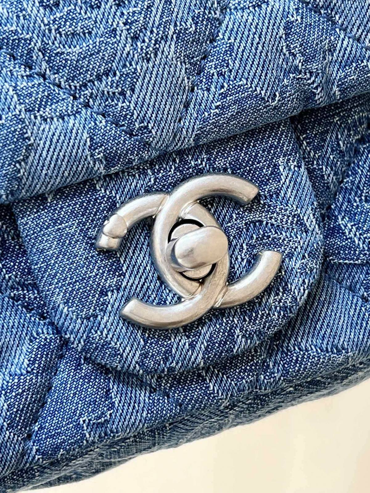 Ellebag’s Exquisite Replica: The Blue Denim Chanel Mini Flap Bag with Silver-Tone Hardware(2024 Dec Updated)-Best Quality Fake Louis Vuitton Bag Online Store, Replica designer bag ru