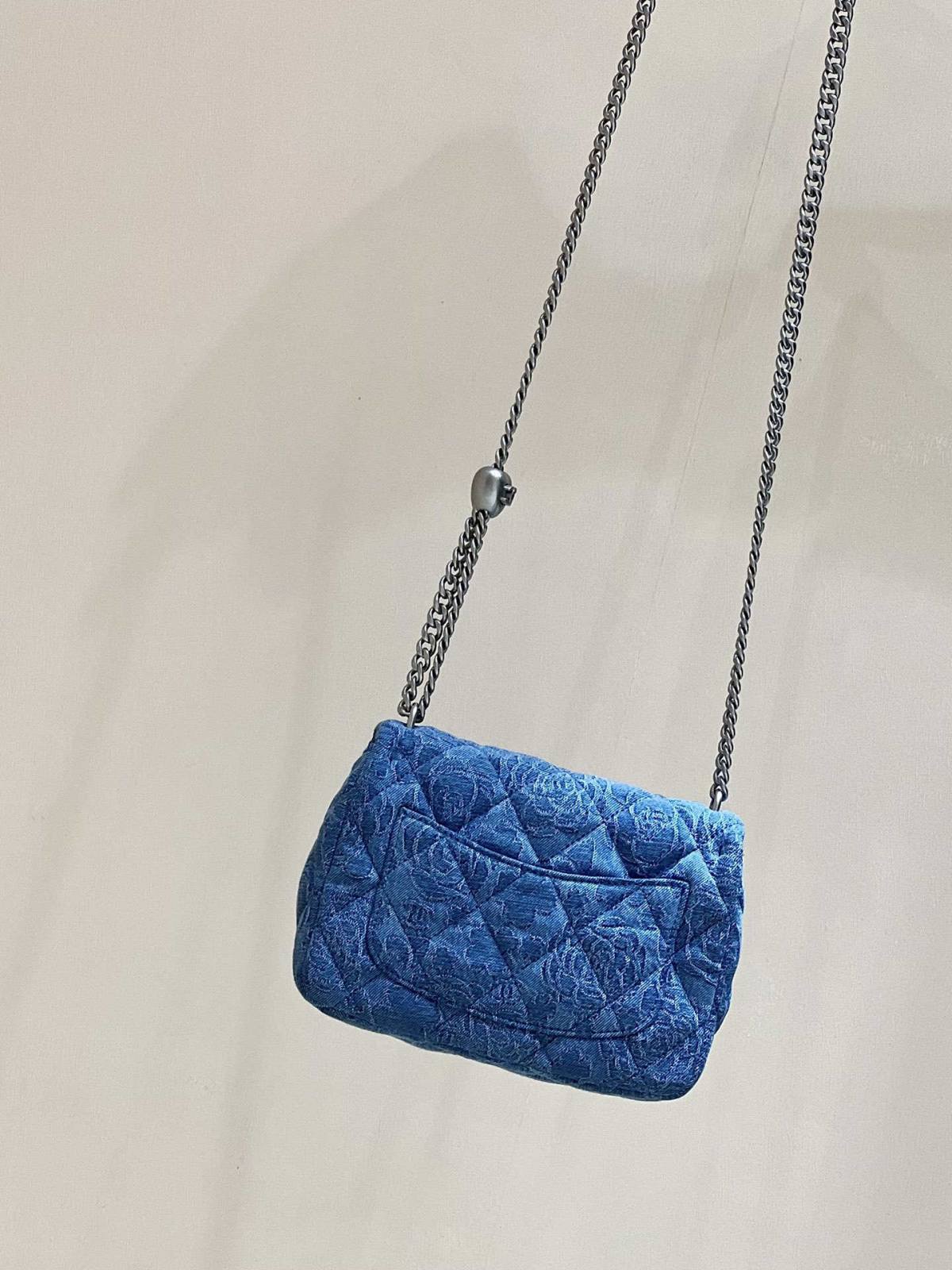 Ellebag’s Exquisite Replica: The Blue Denim Chanel Mini Flap Bag with Silver-Tone Hardware(2024 Dec Updated)-Best Quality Fake Louis Vuitton Bag Online Store, Replica designer bag ru