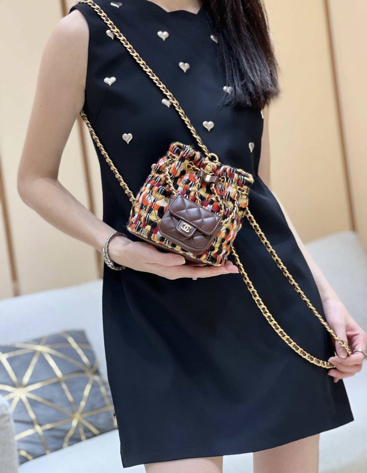 Ellebag’s Exquisite Replica: The Brown Lambskin Chanel Small Backpack with Vintage Hardware(2024 Dec Updated)-Ti o dara ju Didara iro Louis Vuitton apo Online itaja, Ajọra onise apo ru