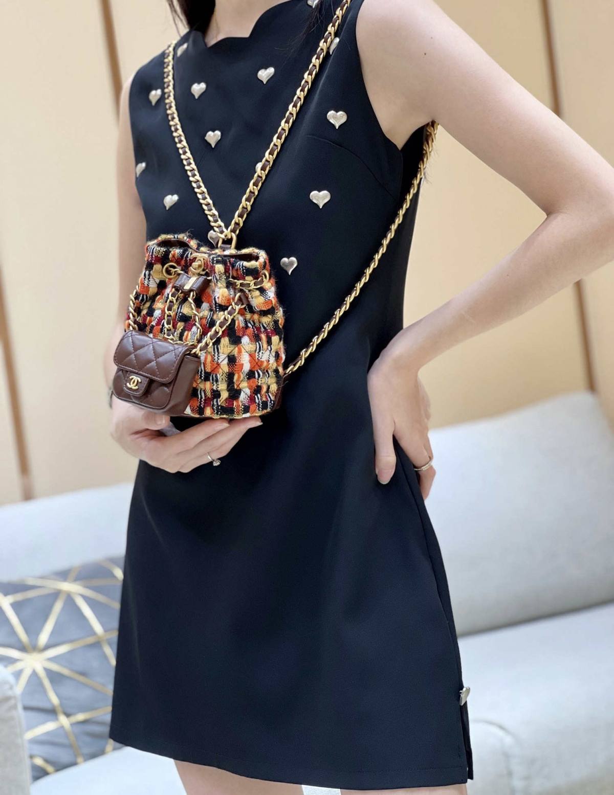 Ellebag’s Exquisite Replica: The Brown Lambskin Chanel Small Backpack with Vintage Hardware(2024 Dec Updated)-Ti o dara ju Didara iro Louis Vuitton apo Online itaja, Ajọra onise apo ru