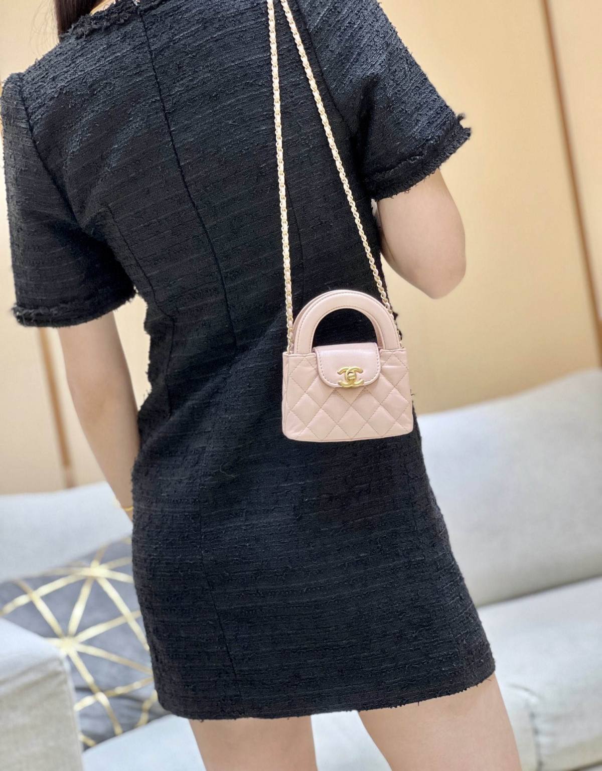 Ellebag’s Exquisite Replica: The Pink Lambskin Chanel Kelly-Style Clutch with Chain(2024 Dec Updated)-ร้านค้าออนไลน์กระเป๋า Louis Vuitton ปลอมคุณภาพดีที่สุด, กระเป๋าออกแบบจำลอง ru