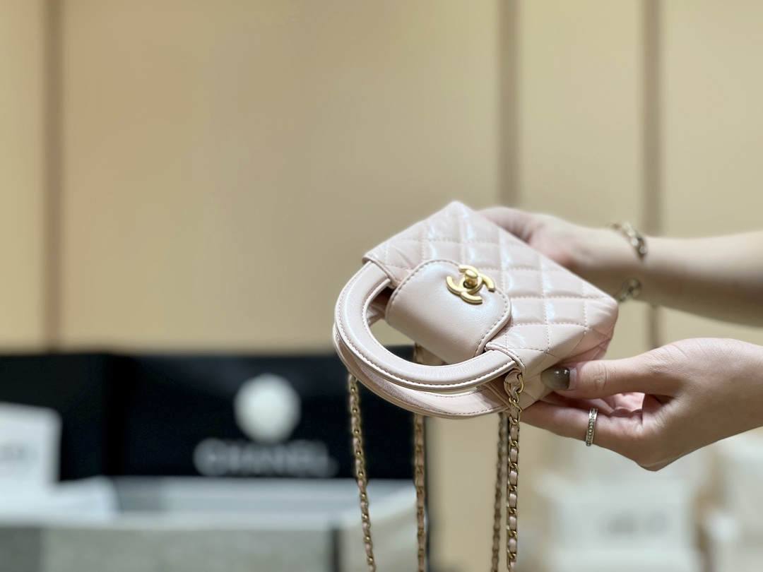 Ellebag’s Exquisite Replica: The Pink Lambskin Chanel Kelly-Style Clutch with Chain(2024 Dec Updated)-ร้านค้าออนไลน์กระเป๋า Louis Vuitton ปลอมคุณภาพดีที่สุด, กระเป๋าออกแบบจำลอง ru