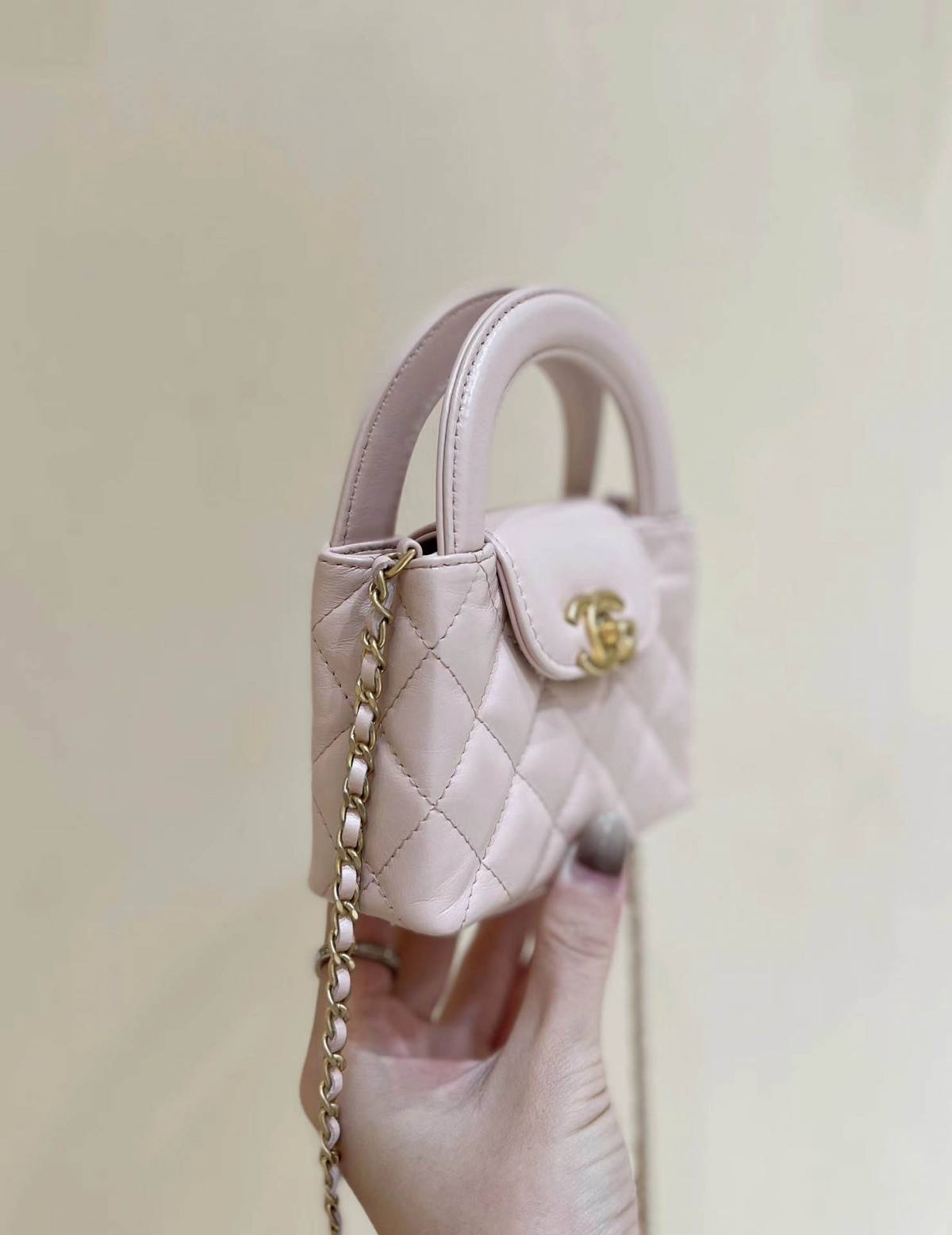 Ellebag’s Exquisite Replica: The Pink Lambskin Chanel Kelly-Style Clutch with Chain(2024 Dec Updated)-ร้านค้าออนไลน์กระเป๋า Louis Vuitton ปลอมคุณภาพดีที่สุด, กระเป๋าออกแบบจำลอง ru