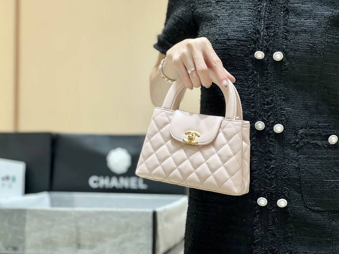 Ellebag’s Exquisite Replica: The Pink Lambskin Chanel Mini Kelly-Style Shopping Bag(2024 Dec Updated)-ร้านค้าออนไลน์กระเป๋า Louis Vuitton ปลอมคุณภาพดีที่สุด, กระเป๋าออกแบบจำลอง ru