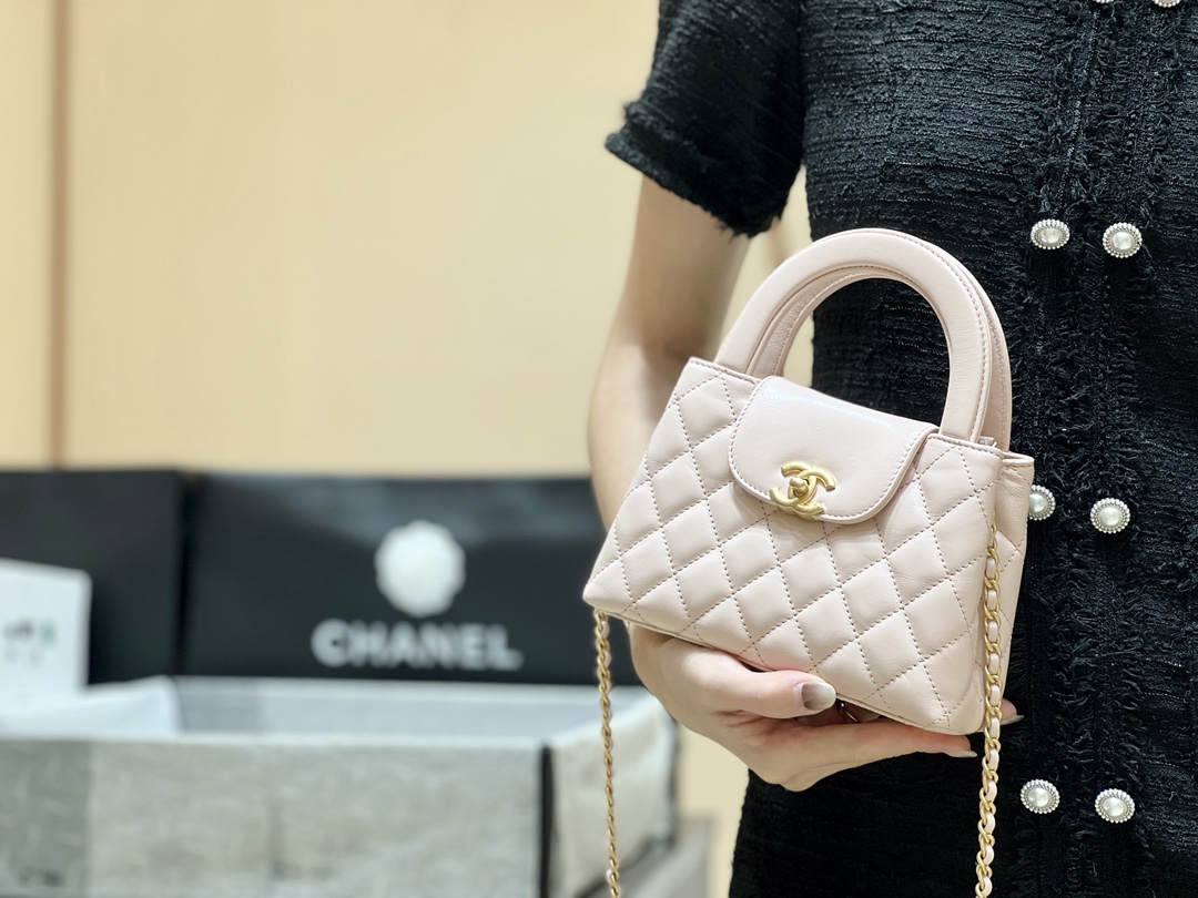 Ellebag’s Exquisite Replica: The Pink Lambskin Chanel Mini Kelly-Style Shopping Bag(2024 Dec Updated)-ร้านค้าออนไลน์กระเป๋า Louis Vuitton ปลอมคุณภาพดีที่สุด, กระเป๋าออกแบบจำลอง ru