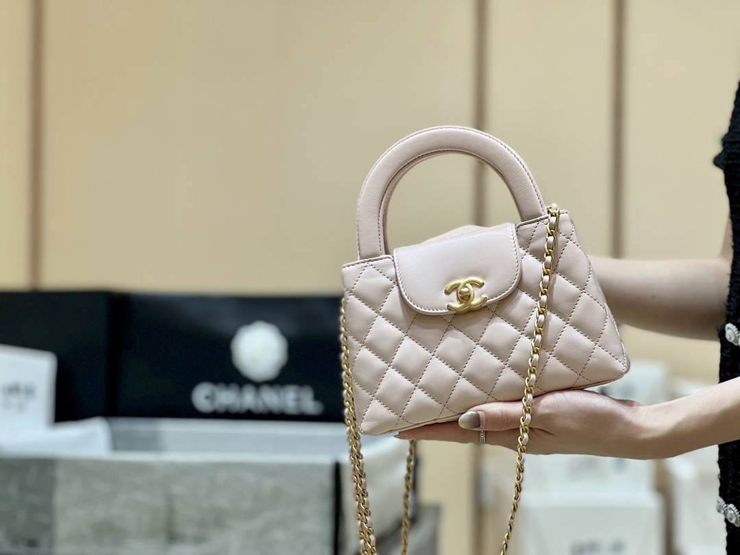 Ellebag’s Exquisite Replica: The Pink Lambskin Chanel Mini Kelly-Style Shopping Bag(2024 Dec Updated)-ร้านค้าออนไลน์กระเป๋า Louis Vuitton ปลอมคุณภาพดีที่สุด, กระเป๋าออกแบบจำลอง ru