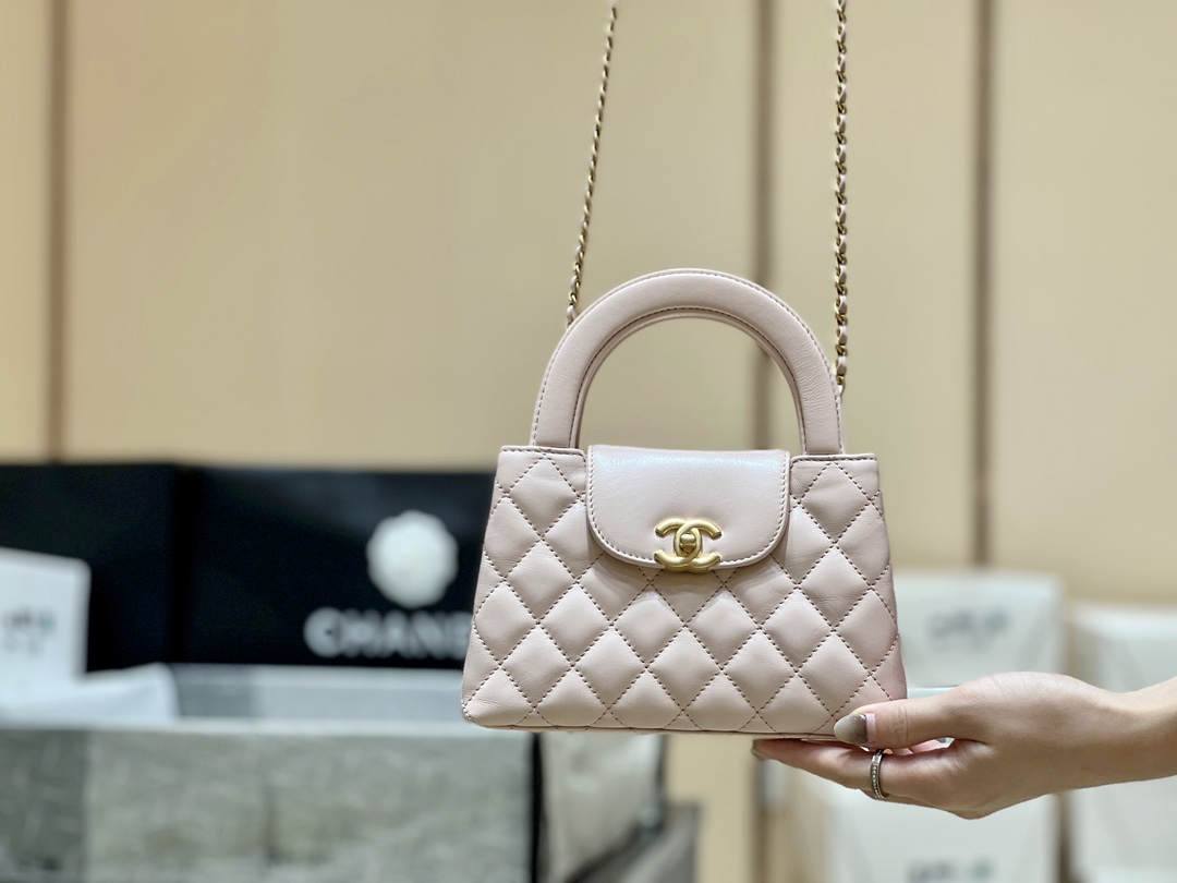 Ellebag’s Exquisite Replica: The Pink Lambskin Chanel Mini Kelly-Style Shopping Bag(2024 Dec Updated)-ร้านค้าออนไลน์กระเป๋า Louis Vuitton ปลอมคุณภาพดีที่สุด, กระเป๋าออกแบบจำลอง ru