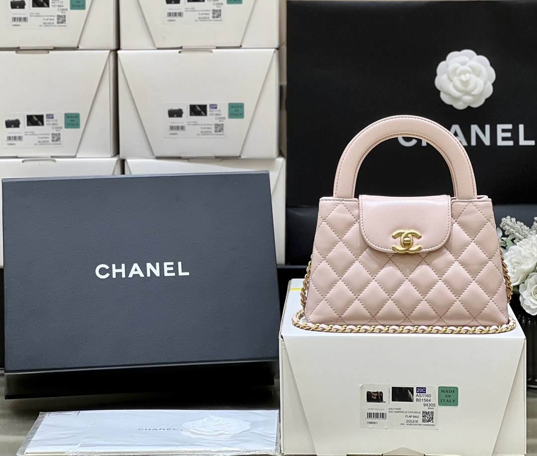 Ellebag’s Exquisite Replica: The Pink Lambskin Chanel Mini Kelly-Style Shopping Bag(2024 Dec Updated)-ร้านค้าออนไลน์กระเป๋า Louis Vuitton ปลอมคุณภาพดีที่สุด, กระเป๋าออกแบบจำลอง ru