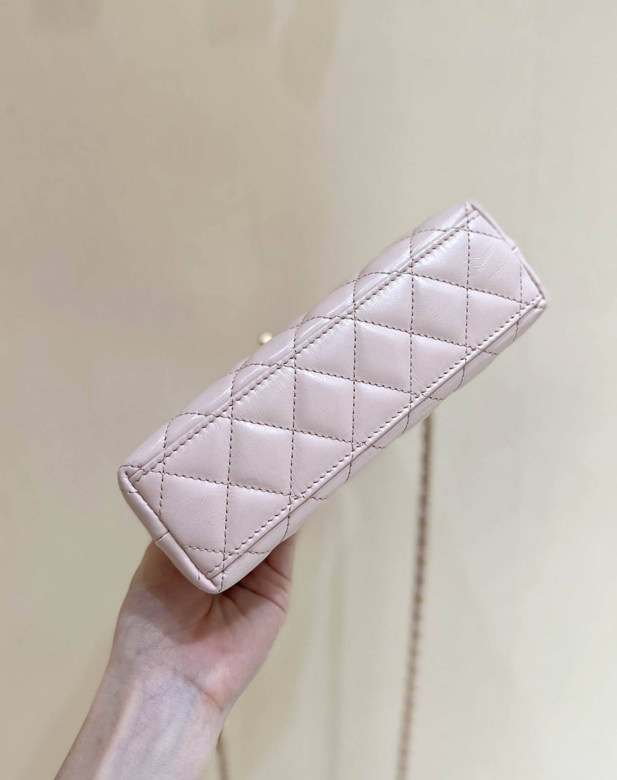 Ellebag’s Exquisite Replica: The Pink Lambskin Chanel Mini Kelly-Style Shopping Bag(2024 Dec Updated)-ร้านค้าออนไลน์กระเป๋า Louis Vuitton ปลอมคุณภาพดีที่สุด, กระเป๋าออกแบบจำลอง ru