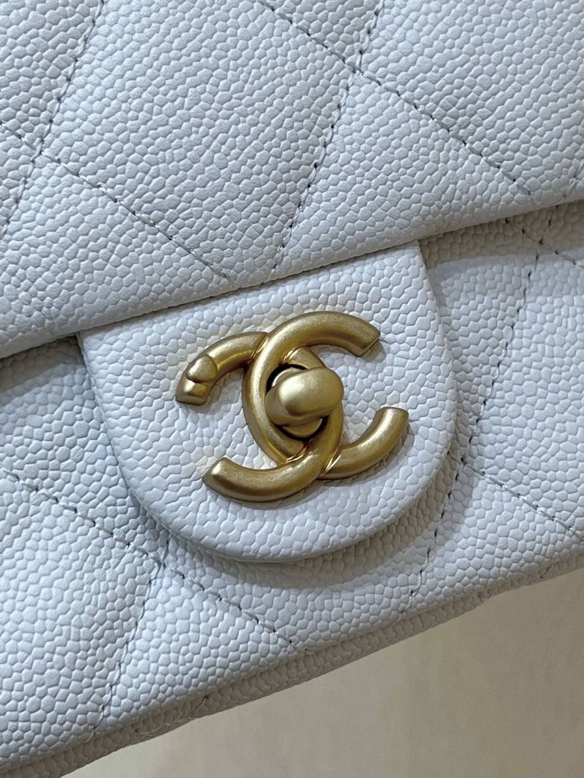 Ellebag’s Exquisite Replica: The White Caviar Leather Chanel Mini Flap Bag with Heart Clasp(2024 Dec Updated)-Best Quality Fake Louis Vuitton Bag Online Store, Replica designer bag ru