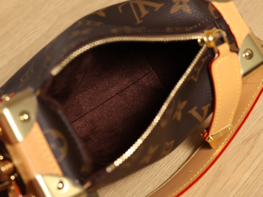 The Art of Craftsmanship: Ellebag’s 1:1 Replica of Louis Vuitton M46815 SIDE TRUNK Small Handbag(2024 Dec Updated)-Best Quality Replica designer Bag factory in China