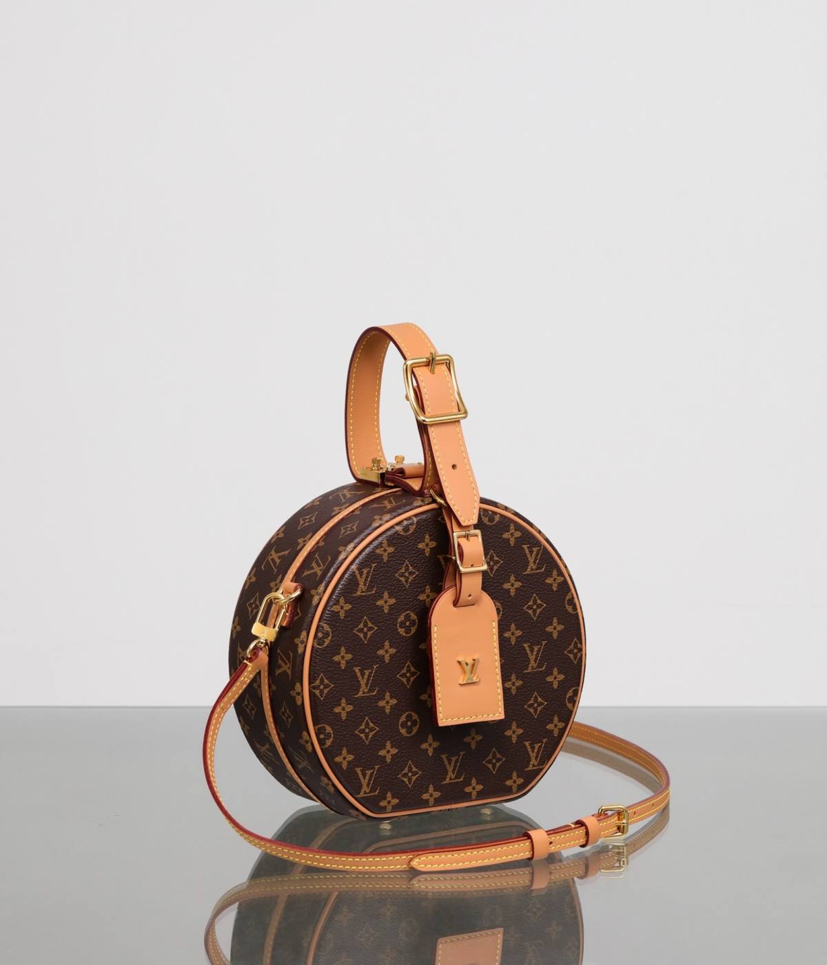 The Craft Behind the Replica: Ellebag’s 1:1 Recreation of Louis Vuitton M43514 Petite Boîte Chapeau Handbag(2024 Dec Updated)-Best Quality Replica designer Bag factory in China