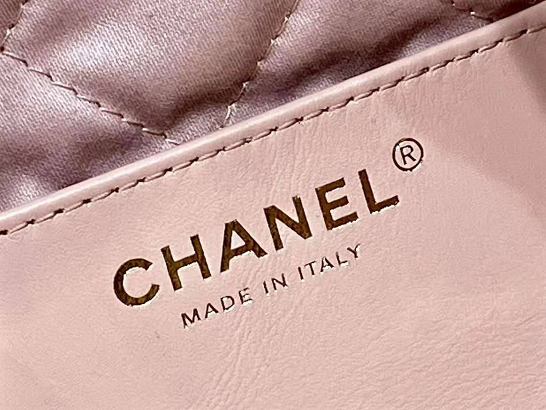 Ellebag’s Masterful Recreation of the Chanel 22 Mini Bag in Pink Lambskin with Gold Hardware(2024 Dec Updated)-Best Quality Replica designer Bag factory in China