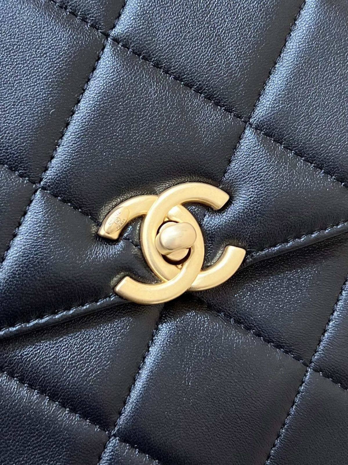 Ellebag’s Masterful Recreation of the Chanel 23P 3884 Lambskin Flap Bag with Gold Hardware(2024 Dec Updated)-Yakanakisa Hunhu Fake Louis Vuitton Bag Online Store, Replica dhizaini bag ru