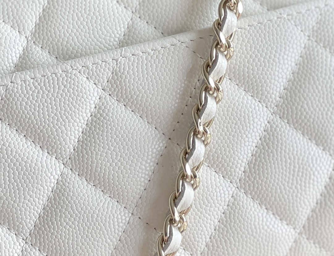 Ellebag’s Masterful Recreation of the Chanel 23P White Caviar Leather Bag(2024 Dec Updated)-Best Quality Fake Louis Vuitton Bag Online Store, Replica designer bag ru