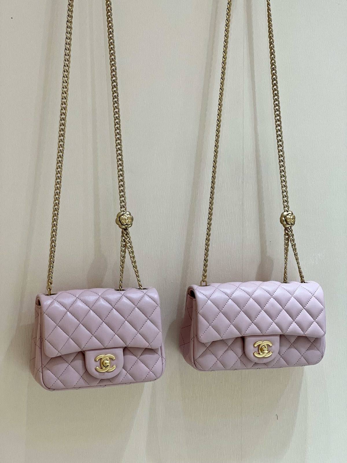 Ellebag’s Masterful Recreation of the Chanel 23S 4040 Pink Lambskin Flap Bag with Gold Hardware(2024 Dec Updated)-Best Quality Fake Louis Vuitton Bag Online Store, Replica designer bag ru