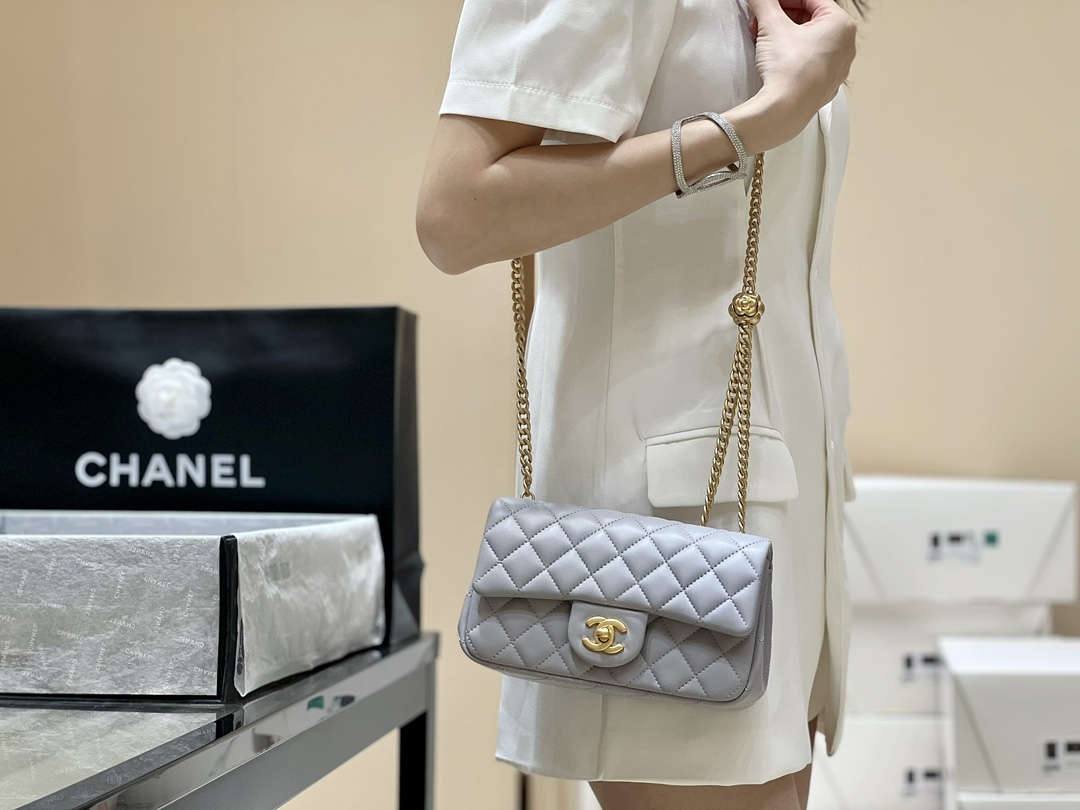 Ellebag’s Masterful Recreation of the Chanel 23S 4041 Blue Lambskin Flap Bag with Camellia Clasp(2024 Dec Updated)-Best Quality Fake Louis Vuitton Bag Online Store, Replica designer bag ru