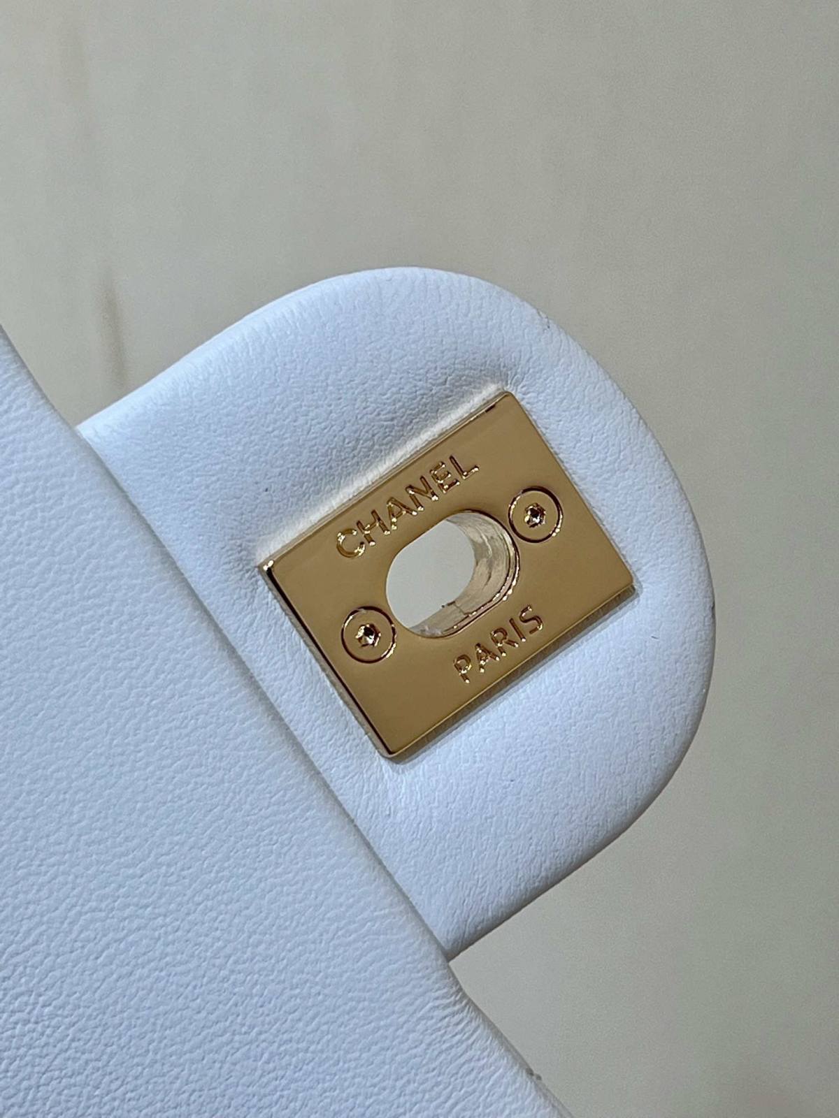 Ellebag’s Masterful Recreation of the Chanel 23S AS4023 White Gold Lambskin Top Handle Bag(2024 Dec Updated)-Bästa kvalitet Fake Louis Vuitton Bag Online Store, Replica designer bag ru