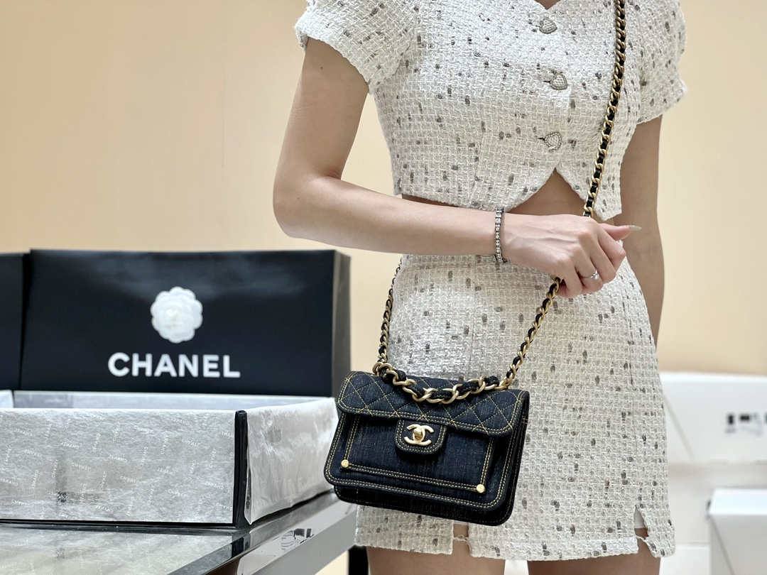 Ellebag’s Masterful Recreation of the Chanel 23S AS4051 Canvas Bag(2024 Dec Updated)-Bästa kvalitet Fake Louis Vuitton Bag Online Store, Replica designer bag ru