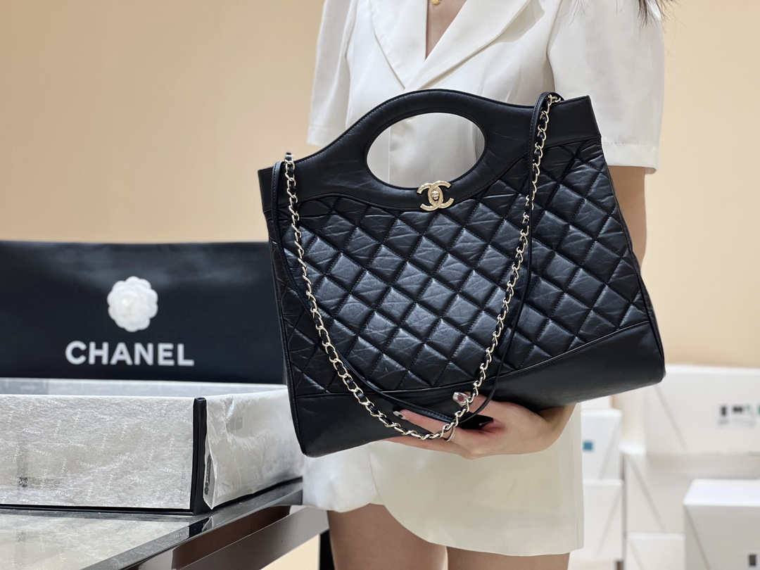 Ellebag’s Masterful Recreation of the AS1010 Chanel 31 Large Shopping Bag(2025 Jan Updated)-Bästa kvalitet Fake Louis Vuitton Bag Online Store, Replica designer bag ru