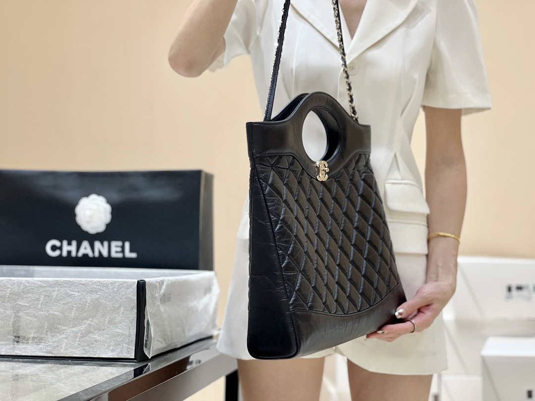 Ellebag’s Masterful Recreation of the AS1010 Chanel 31 Large Shopping Bag(2025 Jan Updated)-Bästa kvalitet Fake Louis Vuitton Bag Online Store, Replica designer bag ru