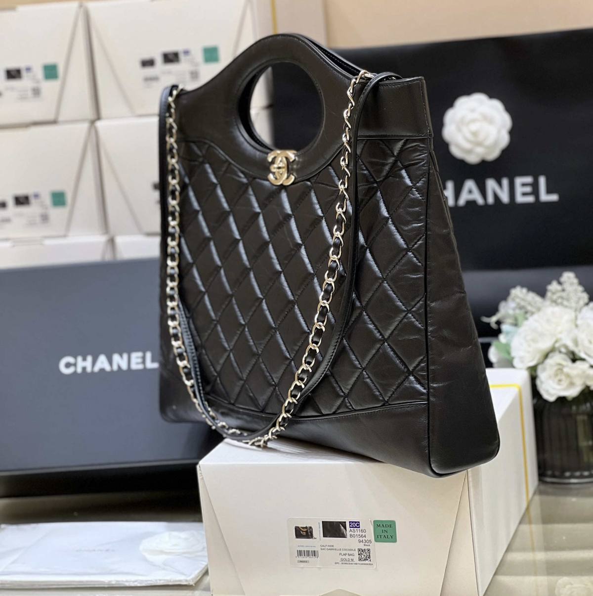 Ellebag’s Masterful Recreation of the AS1010 Chanel 31 Large Shopping Bag(2025 Jan Updated)-Bästa kvalitet Fake Louis Vuitton Bag Online Store, Replica designer bag ru