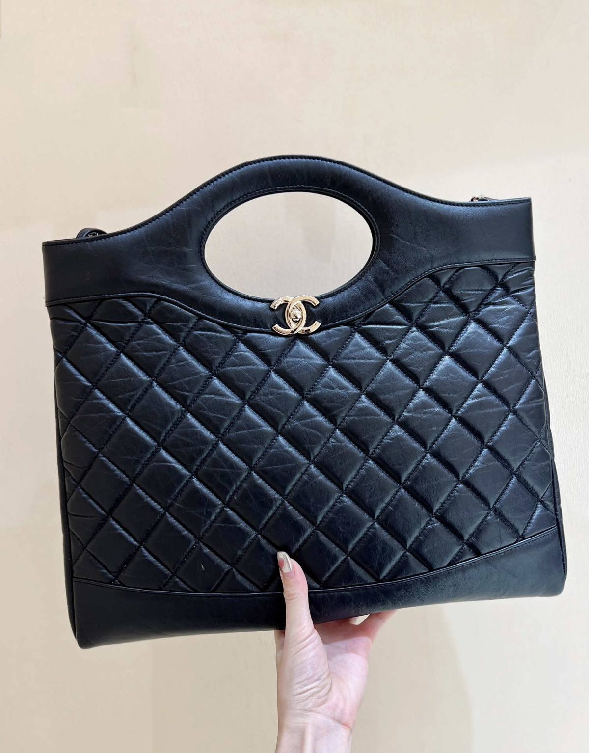 Ellebag’s Masterful Recreation of the AS1010 Chanel 31 Large Shopping Bag(2025 Jan Updated)-Bästa kvalitet Fake Louis Vuitton Bag Online Store, Replica designer bag ru