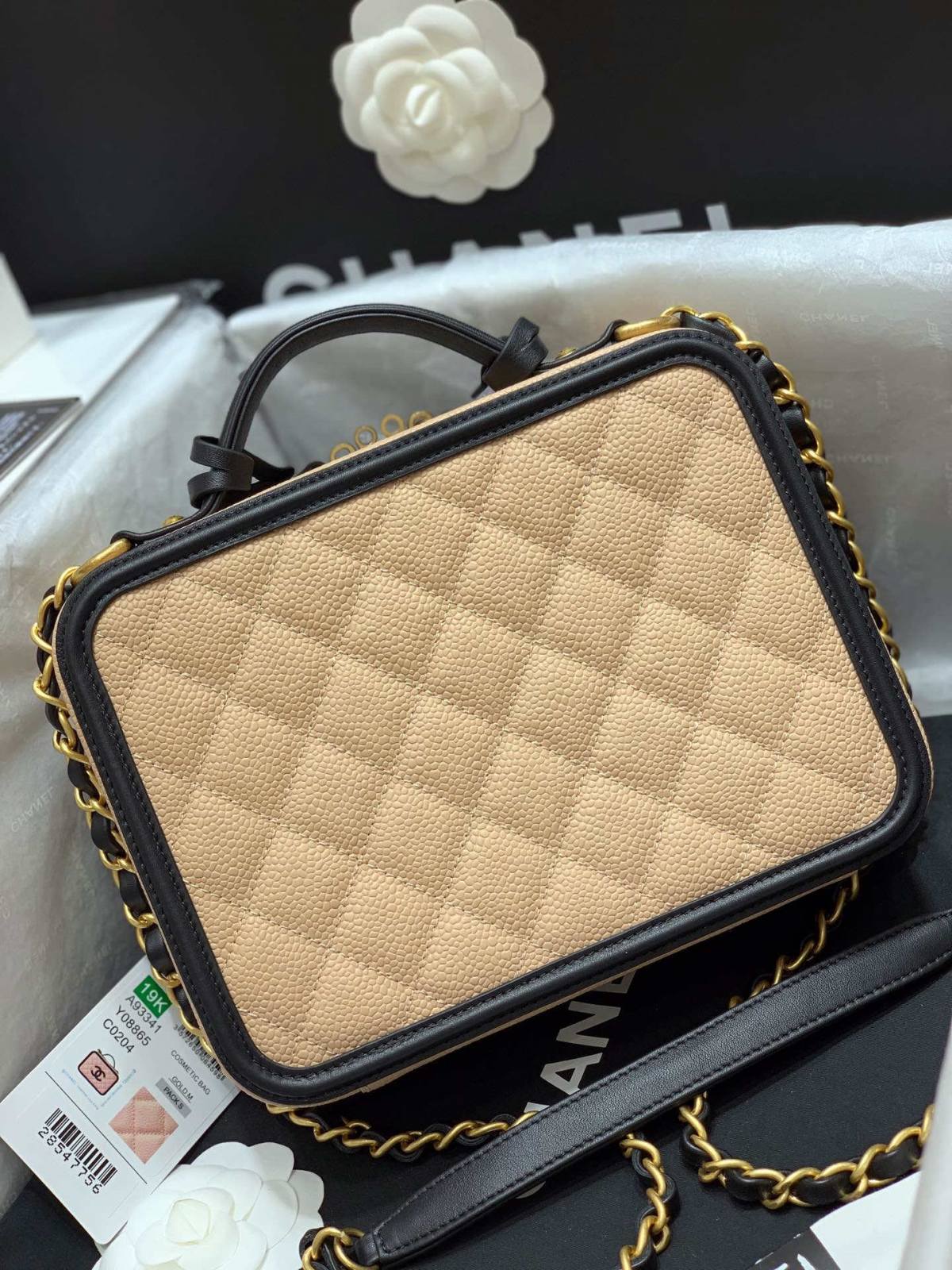 Ellebag’s Masterful Recreation of the Chanel 93341 Beige Caviar Leather Vanity Case(2025 Jan Updated)-ਵਧੀਆ ਕੁਆਲਿਟੀ ਨਕਲੀ ਲੁਈਸ ਵਿਟਨ ਬੈਗ ਔਨਲਾਈਨ ਸਟੋਰ, ਰਿਪਲੀਕਾ ਡਿਜ਼ਾਈਨਰ ਬੈਗ ru