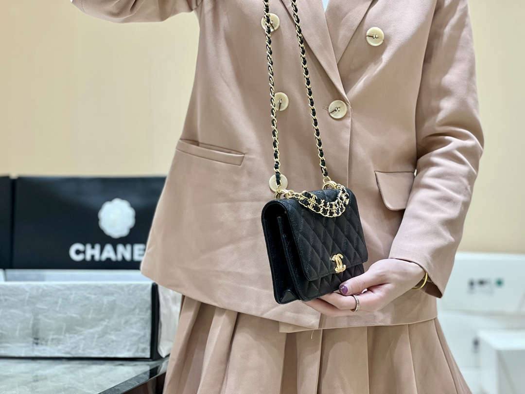 Ellebag’s Masterful Recreation of the Chanel AP3019 Caviar Leather Wallet on Chain(2025 Jan Updated)-ਵਧੀਆ ਕੁਆਲਿਟੀ ਨਕਲੀ ਲੁਈਸ ਵਿਟਨ ਬੈਗ ਔਨਲਾਈਨ ਸਟੋਰ, ਰਿਪਲੀਕਾ ਡਿਜ਼ਾਈਨਰ ਬੈਗ ru