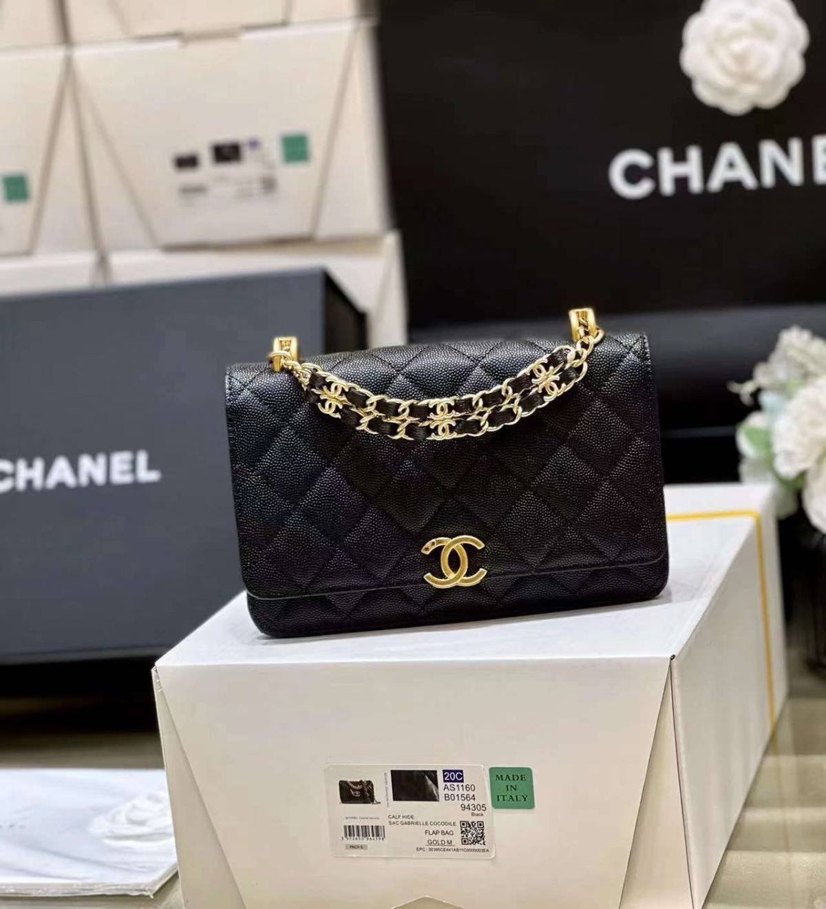 Ellebag’s Masterful Recreation of the Chanel AP3019 Caviar Leather Wallet on Chain(2025 Jan Updated)-ਵਧੀਆ ਕੁਆਲਿਟੀ ਨਕਲੀ ਲੁਈਸ ਵਿਟਨ ਬੈਗ ਔਨਲਾਈਨ ਸਟੋਰ, ਰਿਪਲੀਕਾ ਡਿਜ਼ਾਈਨਰ ਬੈਗ ru