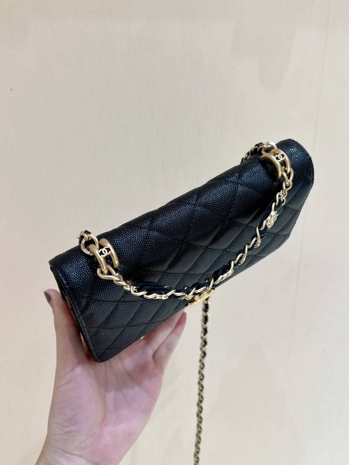 Ellebag’s Masterful Recreation of the Chanel AP3019 Caviar Leather Wallet on Chain(2025 Jan Updated)-ਵਧੀਆ ਕੁਆਲਿਟੀ ਨਕਲੀ ਲੁਈਸ ਵਿਟਨ ਬੈਗ ਔਨਲਾਈਨ ਸਟੋਰ, ਰਿਪਲੀਕਾ ਡਿਜ਼ਾਈਨਰ ਬੈਗ ru