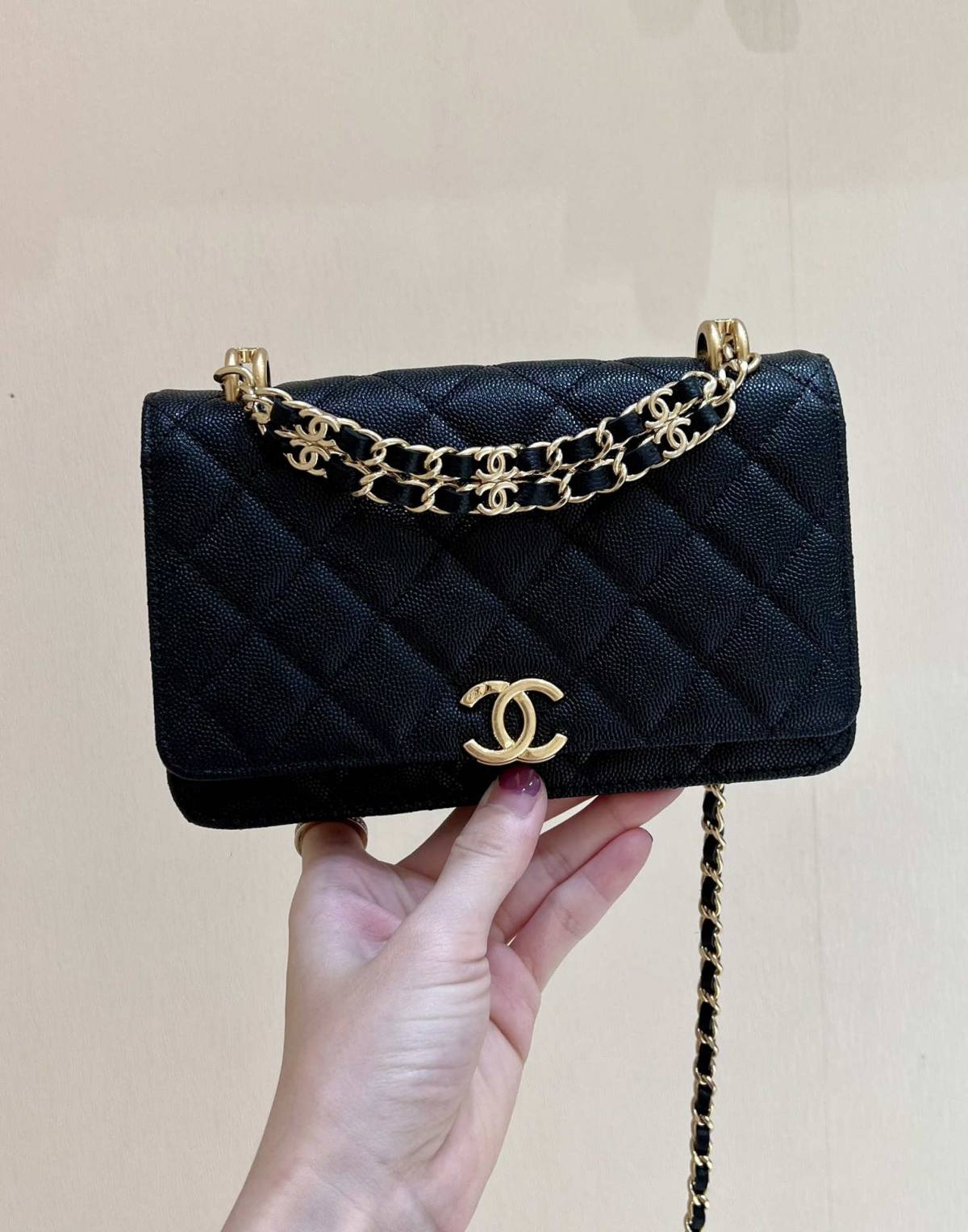 Ellebag’s Masterful Recreation of the Chanel AP3019 Caviar Leather Wallet on Chain(2025 Jan Updated)-ਵਧੀਆ ਕੁਆਲਿਟੀ ਨਕਲੀ ਲੁਈਸ ਵਿਟਨ ਬੈਗ ਔਨਲਾਈਨ ਸਟੋਰ, ਰਿਪਲੀਕਾ ਡਿਜ਼ਾਈਨਰ ਬੈਗ ru