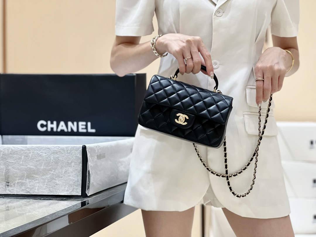 Ellebag’s Masterful Recreation of the Chanel Classic Flap Mini Handle AP2431: A Journey Through Three Exquisite Hues(2025 Jan Updated)-Best Quality Fake Louis Vuitton Bag Online Store, Replica designer bag ru